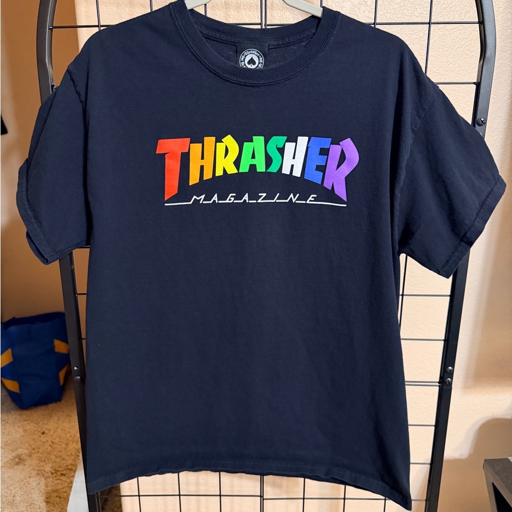 Thrasher Magazine Rainbow Mag Tshirt Size  Large
